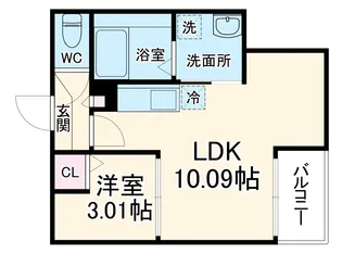 Jack shukuchi 1【3階】の間取り