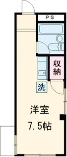 ルミネ東中神【3C号室】の間取り