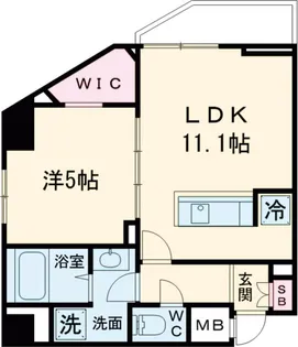 ハーモニーレジデンス神楽坂ヒルズsecond【4階】の間取り