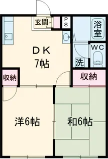 ローズハイツ【2階】の間取り