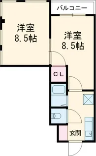 グランドールワタナベⅡ【3階】の間取り