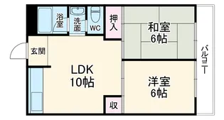 ロイヤルハイツ木村1号館【3階】の間取り