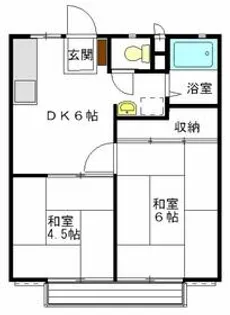サンシティー西島【202号室】の間取り