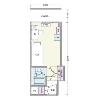 カルムイン西長堀【2階】の間取り
