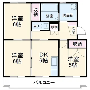 アーバンライフ上力【3階】の間取り