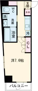 アジールコート三宿テラス【3階】の間取り