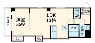 VICTORIA(ヴィクトリア)【2階】の間取り