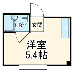 シャピタン六角【401号室】の間取り