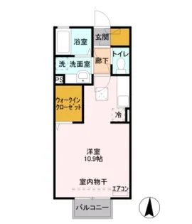 クレール【1階】の間取り