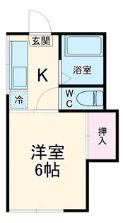 FC秦野南矢名コーポ【2階】の間取り