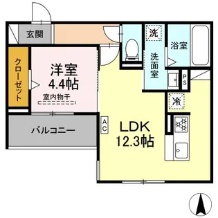 Flegley【3階】の間取り