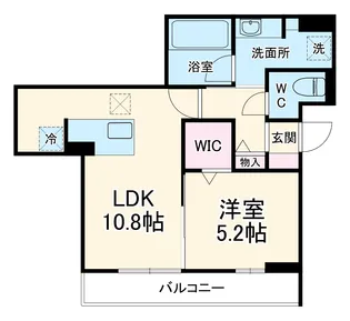 シャンリージュ【103号室】の間取り