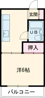 トウキ狛江ハイツ【1階】の間取り