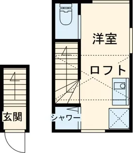 LaLa柴又【201号室】の間取り