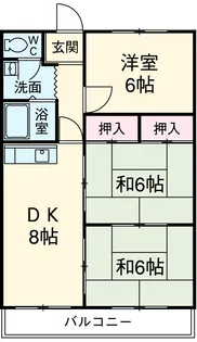 エクセレント富士見台【3階】の間取り