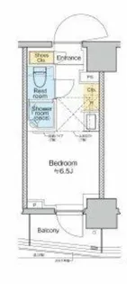 TOMORE品川中延【410号室】の間取り