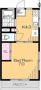 多摩ハイム【302号室】の間取り