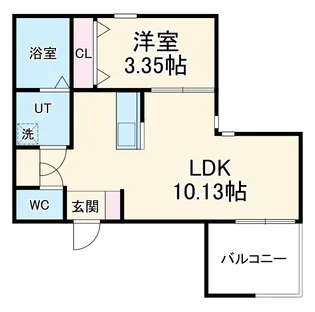 カーササクラーレ【2階】の間取り