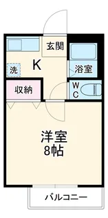 ヴァンベール八事【1階】の間取り