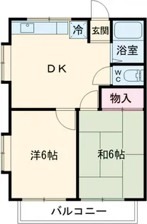 コーポKOGEN【1階】の間取り