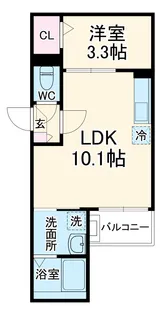 Jack takiharuⅡ【1階】の間取り