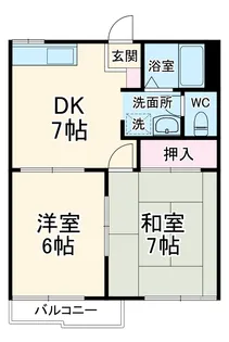 ユトリロ緑ヶ丘【205号室】の間取り