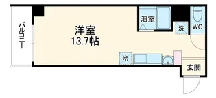ブリティッシュクラブ山手【6階】の間取り