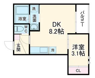 REGALEST VIGOR【2階】の間取り