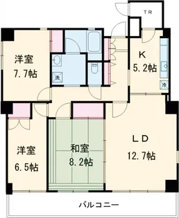 アンビックスつつじヶ丘 B棟【5階】の間取り