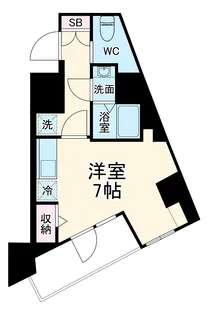 エヌステージ西船橋市川【4階】の間取り