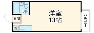 神田ハイツ【D号室】の間取り
