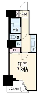 パークアクシス千葉【9階】の間取り