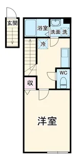 MQUARTO豊四季【2階】の間取り
