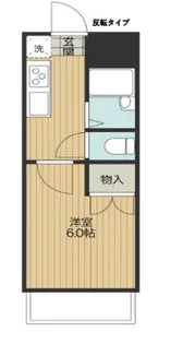 ホワイトウイング左入【2階】の間取り