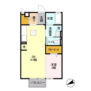 アルモニー【1階】の間取り