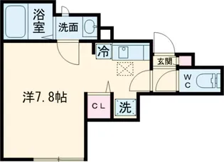 コンフォート祐天寺【2階】の間取り