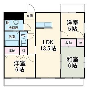 PROUD【301号室】の間取り