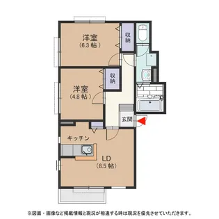 ボンヌジュルネ A【2階】の間取り