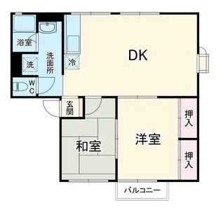 シティハイムソファレ【201号室】の間取り