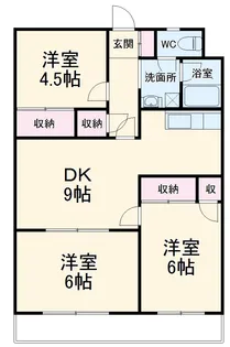 JUN仏子【3階】の間取り