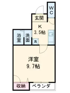 ヴァ・ヴェーネ【1階】の間取り