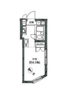 日神パレステージ代田橋【1階】の間取り