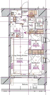 ブランシエスタ浅草蔵前【3階】の間取り