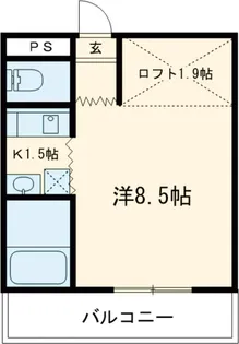 シャレル福島【3階】の間取り