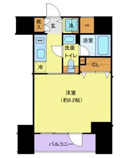 シーフォルム大森【4階】の間取り