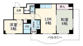 マイコーポ扇町公園【2階】の間取り