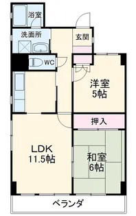 グランセーブル高岳【503号室】の間取り