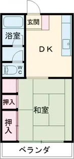 グリーン・ラフォーレ【2階】の間取り