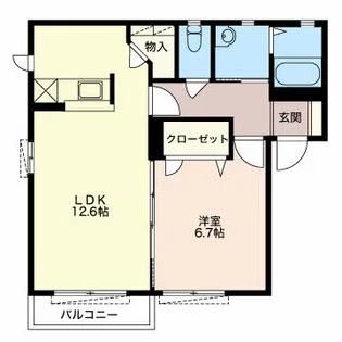 セネシオ【1階】の間取り