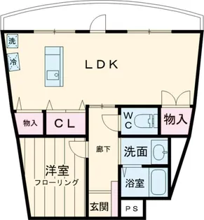 落合公園ハウス【8階】の間取り